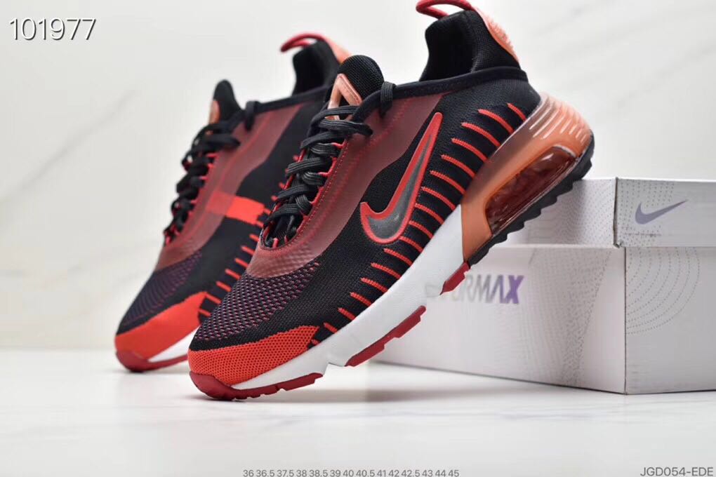 Nike Air Max Vapormax 2090 Flyknit Black Red White Shoes - Click Image to Close